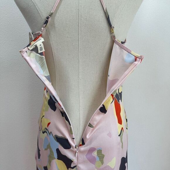 Open Edit Pink Cross Strap Dress - M - Silky Feel - Picture 13 of 16